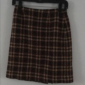 Petite Sophisticate wool lined skirt